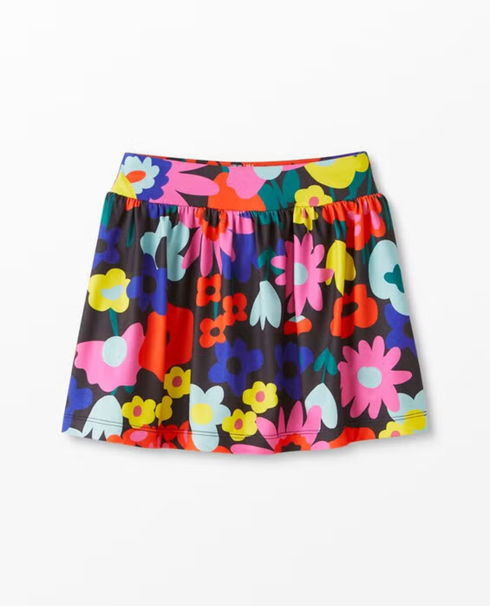 Hanna Andersson Girls Active Made For Sun Skort US 6-7 Pink Green Skirt Shorts